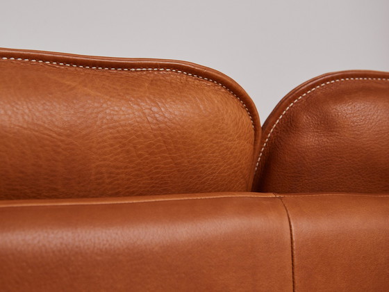 Image 1 of 2x De Sede DS 61 Ledersofas Cognac