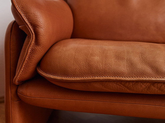 Image 1 of 2x De Sede DS 61 Ledersofas Cognac