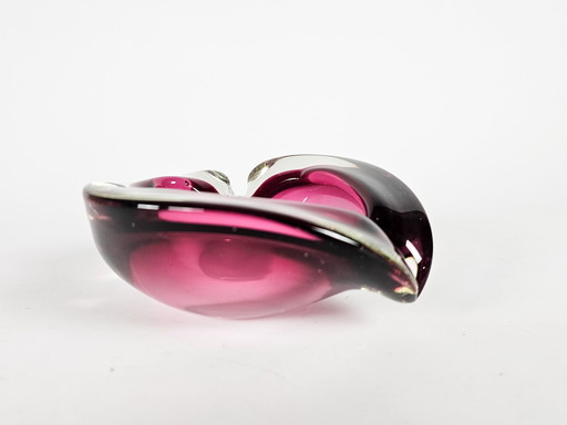 Murano - Sommerso - Flavio Poli - Sommerso - transparent - rosa - lila - 70er Jahre