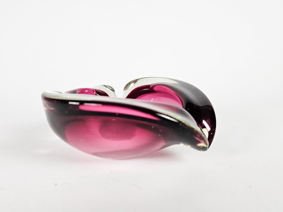 Image 1 of Murano - Sommerso - Flavio Poli - Sommerso - transparent - rosa - lila - 70er Jahre