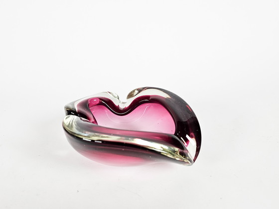 Image 1 of Murano - Sommerso - Flavio Poli - Sommerso - transparent - rosa - lila - 70er Jahre