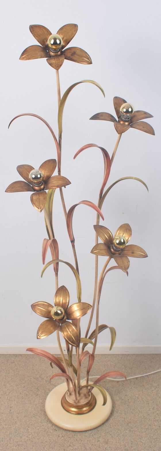 Image 1 of Blumen-Stehleuchte aus den 70er Jahren
