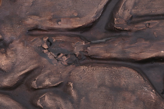 Image 1 of Kupfer Wanddekoration fliegende Vögel, 1960