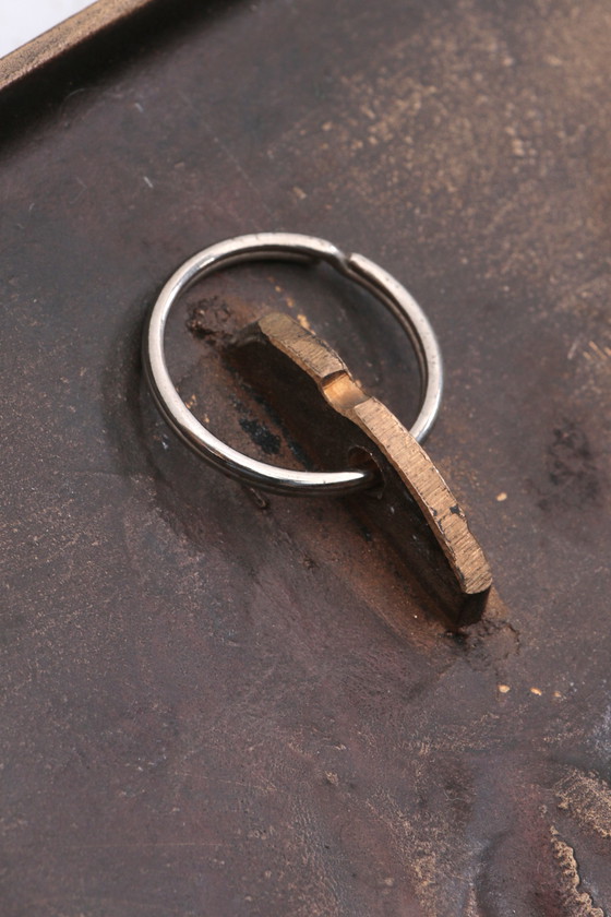 Image 1 of Kupfer Wanddekoration fliegende Vögel, 1960