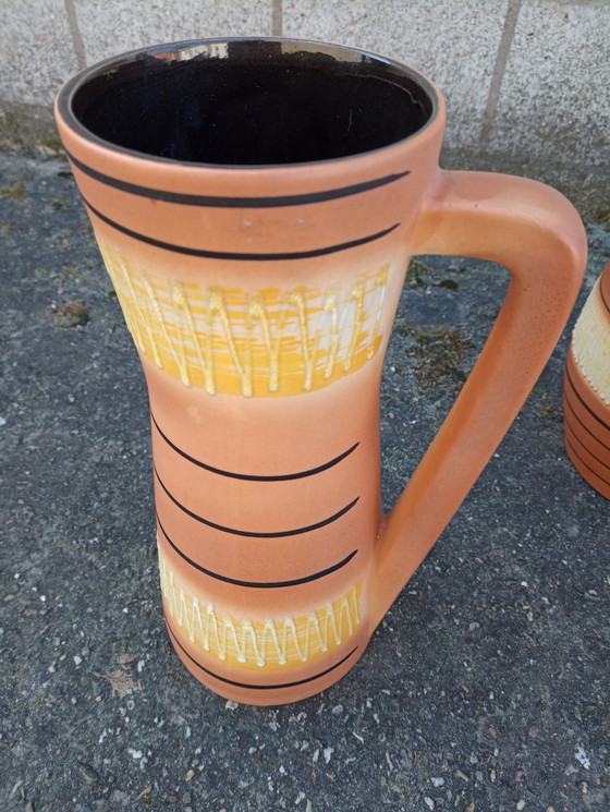 Image 1 of 3x Westdeutsche Bodenvasen aus Keramik