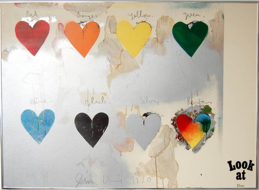 Jim Dine Litho – lithos zeefdrukken, Paper, Modern