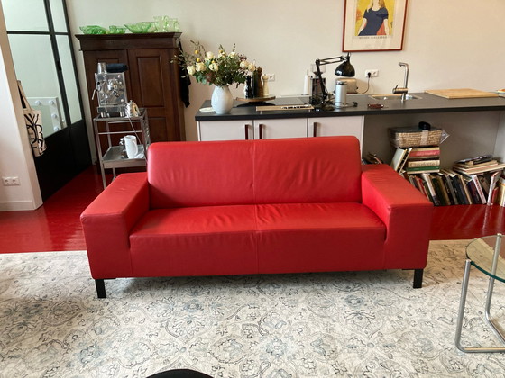 Image 1 of Gelderlandbank 6511 rotes Leder