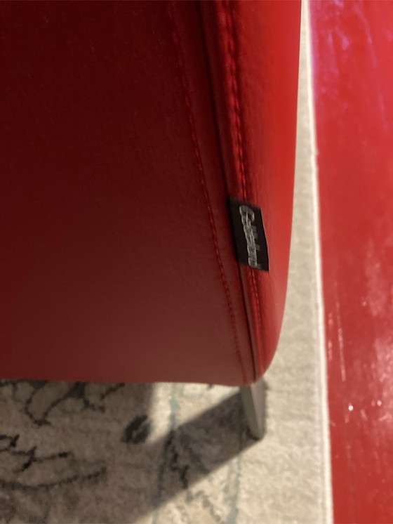 Image 1 of Gelderlandbank 6511 rotes Leder