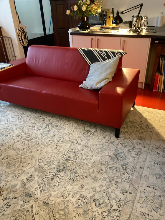 Image 1 of Gelderlandbank 6511 rotes Leder