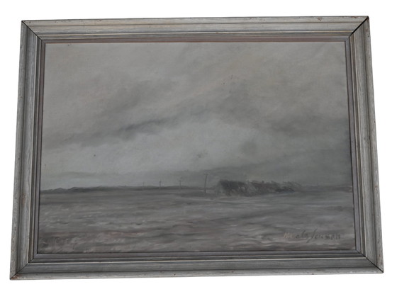 Image 1 of Niels Jensen, dänisches Ölgemälde auf Leinwand