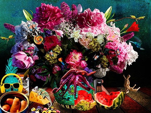 Cobra Art Photo Artwork -Funky Stillleben