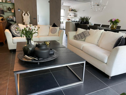 2x Design-Couchtische, Set