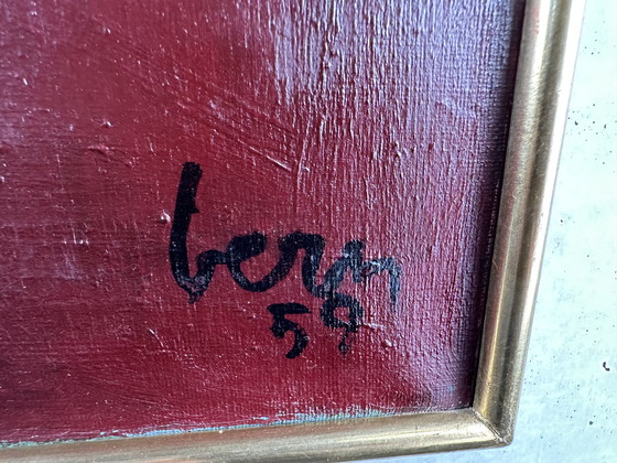 Image 1 of Straßenszene - Ölfarbe 1959