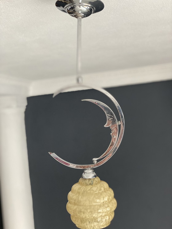 Image 1 of Kunst -Deco-Fantasielampe 'Luna'