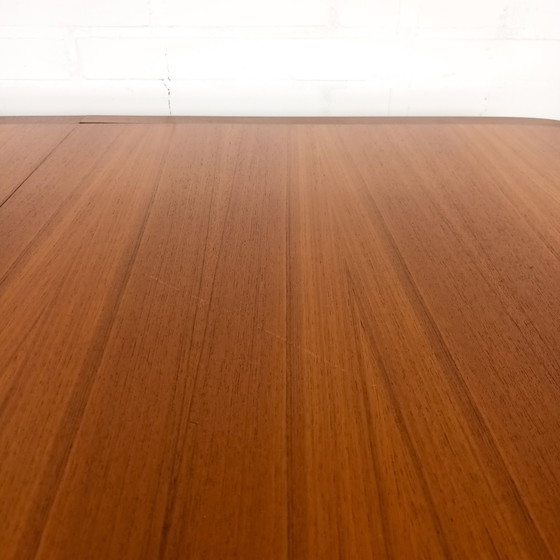 Image 1 of Ausziehbarer Vintage Esszimmertisch aus Teakholz