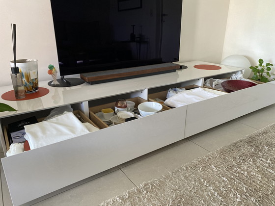 Image 1 of 2x Pastoe Lowboards Hochglanz