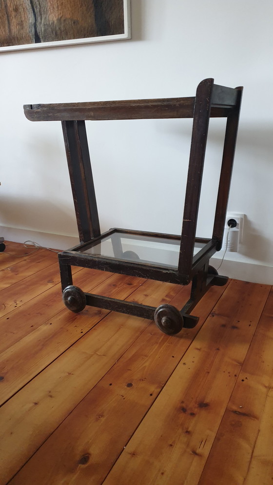 Image 1 of Art-Deco-Wagen oder Servierwagen