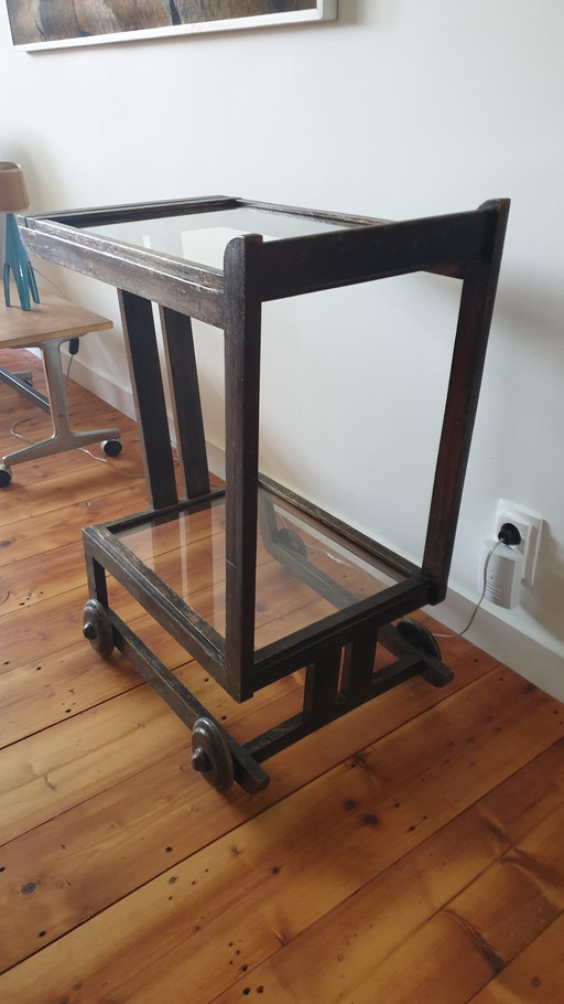 Art-Deco-Wagen oder Servierwagen