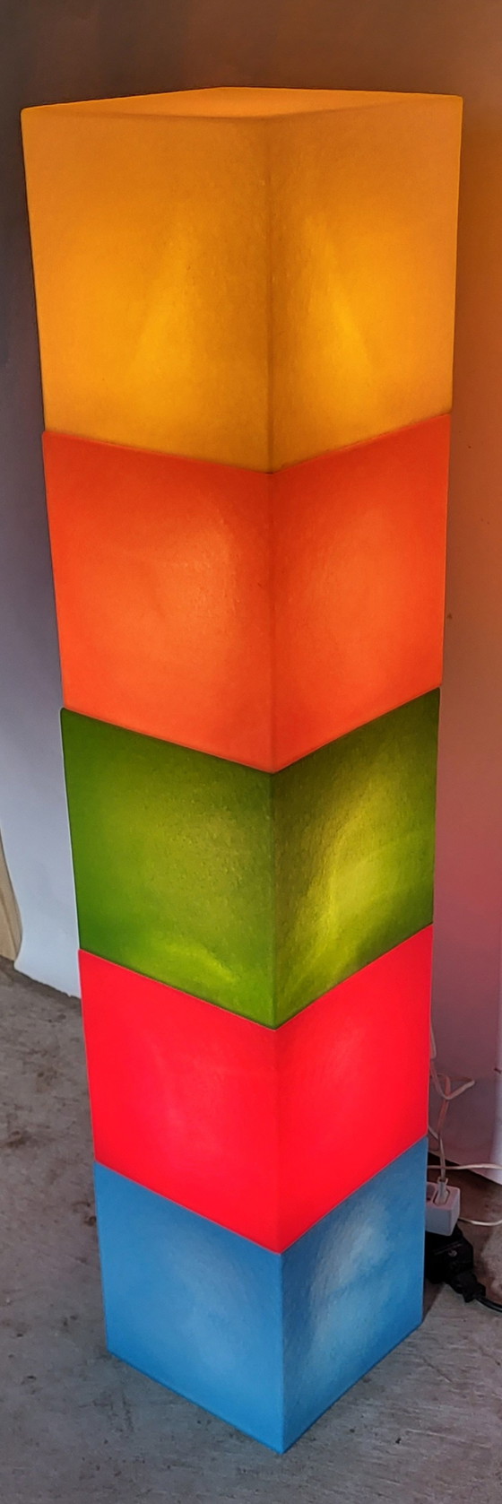 Image 1 of 5x Heico Midcentury Würfellampen