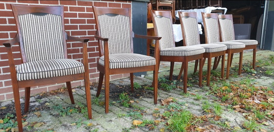 Image 1 of 6x Bannink Art Nouveau Esszimmerstühle. TOP ZUSTAND NEU