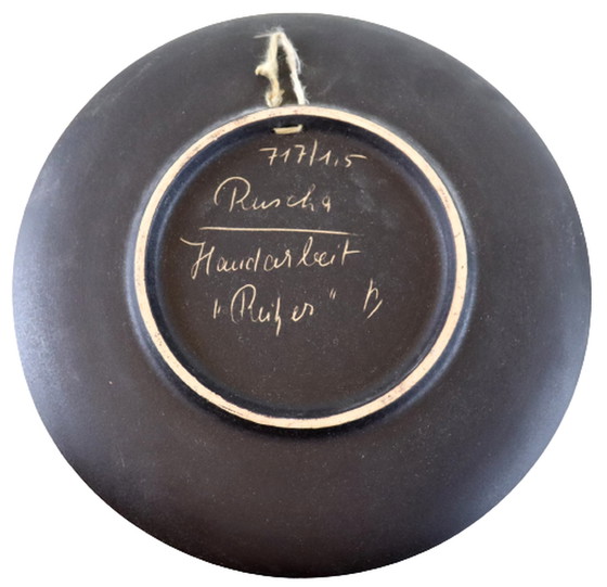 Image 1 of Ruscha Wandteller 'Reiher' Vintage