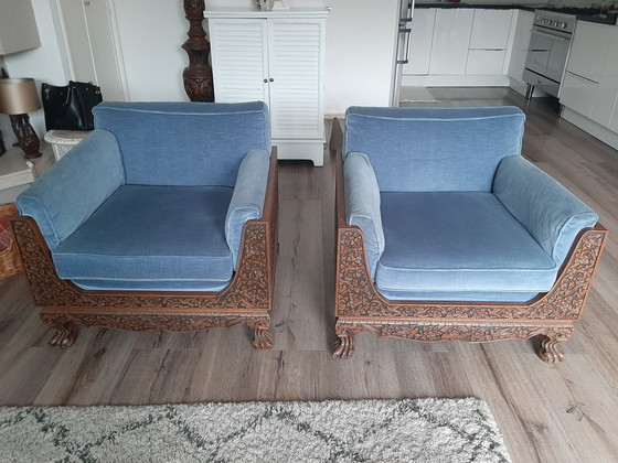 Image 1 of Sitzgruppe aus balinesischem Teakholz