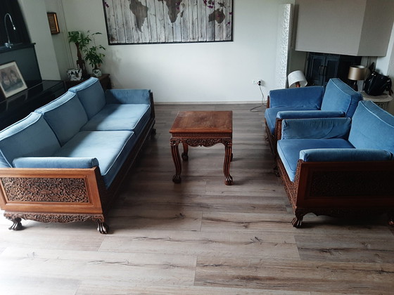 Image 1 of Sitzgruppe aus balinesischem Teakholz