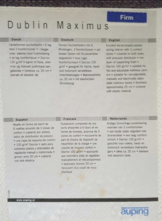 Image 1 of Auping Vollelektrisch 180x200