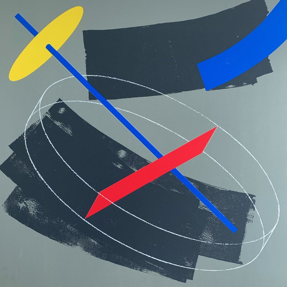 Image 1 of Siebdruck Marius Quee auf Passepartout