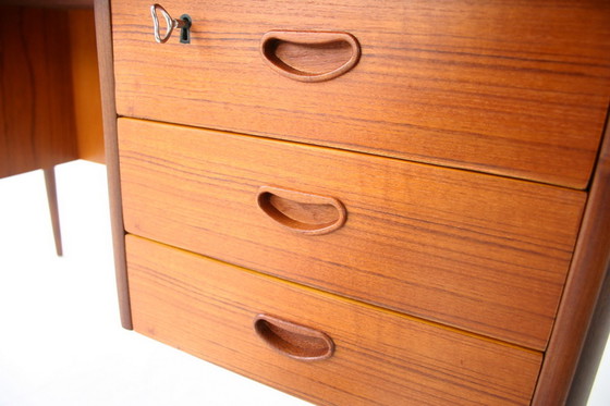 Image 1 of Peter Hvidt, Orla Mølgaard Nielsen Teak Writing Desk / Schreibtisch, Denmark 1960s