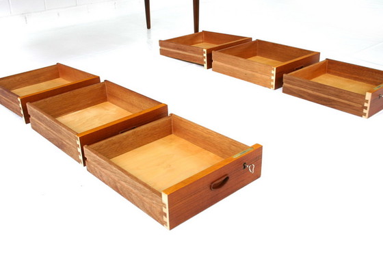 Image 1 of Peter Hvidt, Orla Mølgaard Nielsen Teak Writing Desk / Schreibtisch, Denmark 1960s