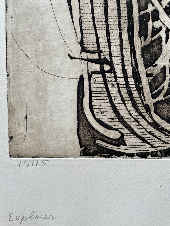 Image 1 of Cees Kortlang Radierung – Explorer-