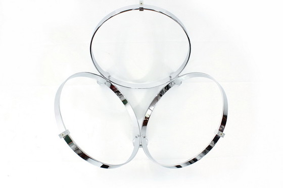 Image 1 of Knut Hesterberg Space-Age Chrome Ring Coffee Table / Couchtisch