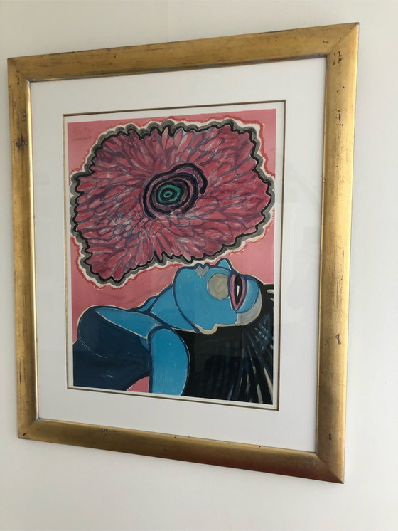 Image 1 of Corneille Siebdruckfrau