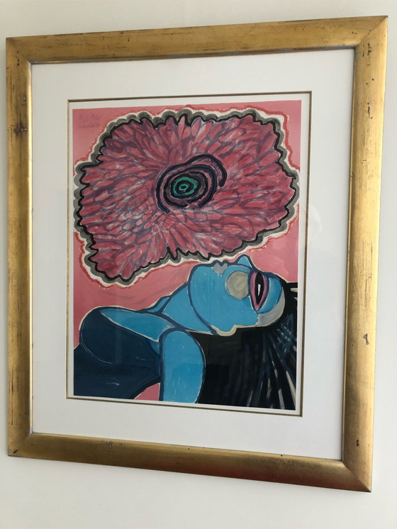 Image 1 of Corneille Siebdruckfrau