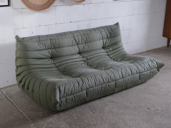 Image 1 of Vintage Michel Ducaroy for Ligne Roset Togo 3-Seater
