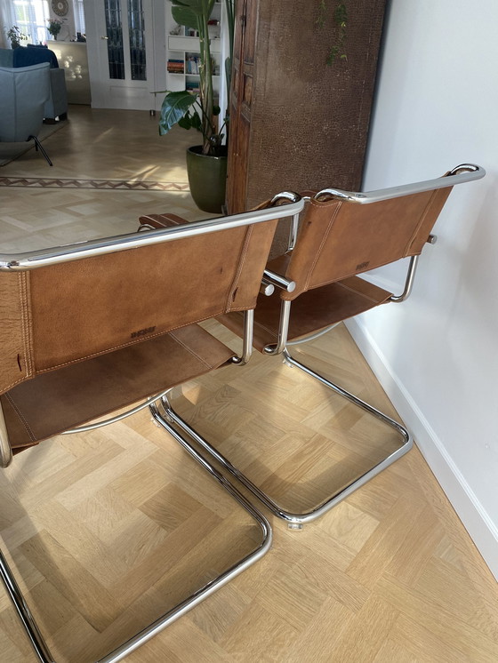 Image 1 of 2x Thonet S34 Sessel von Mart Stam