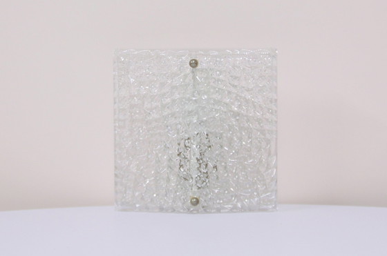Image 1 of Blasen-Eis-Glas-Wandleuchte Hoffmeister-Leuchten