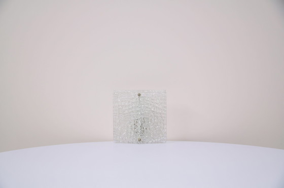 Image 1 of Blasen-Eis-Glas-Wandleuchte Hoffmeister-Leuchten