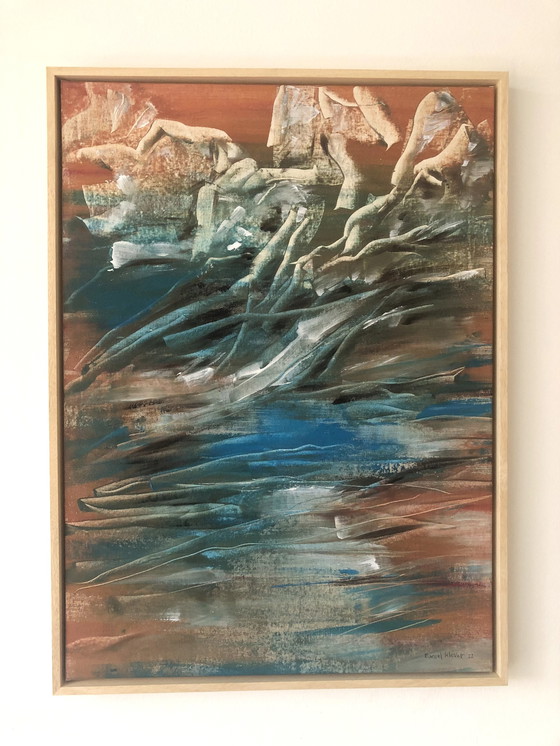 Image 1 of Marcel Klever / Nr. 51 abstraktes Gemälde