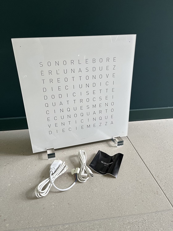 Image 1 of 2x Qlocktwo Biegert & Funk Uhr