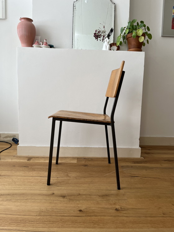 Image 1 of 6x MH Stalmobler Mid century Stapelstühle