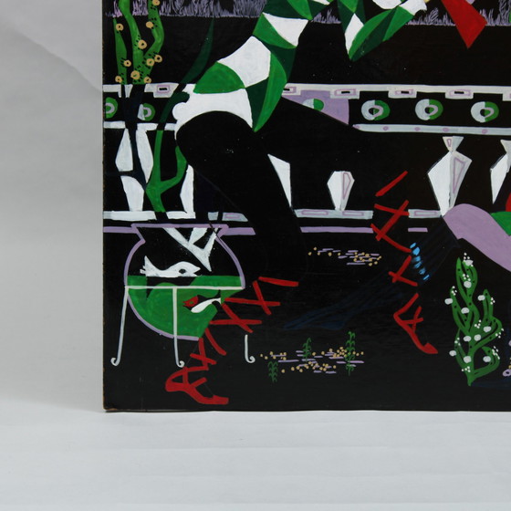 Image 1 of Jules Verschuuren – Öl auf Holz – 1960