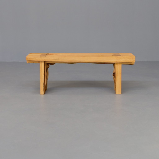 Houten Lattenbank für La Falegnameria Studio