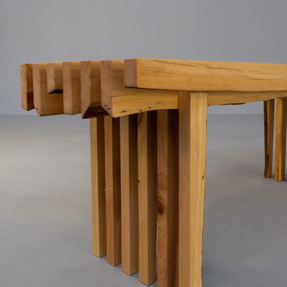 Image 1 of Houten Lattenbank für La Falegnameria Studio