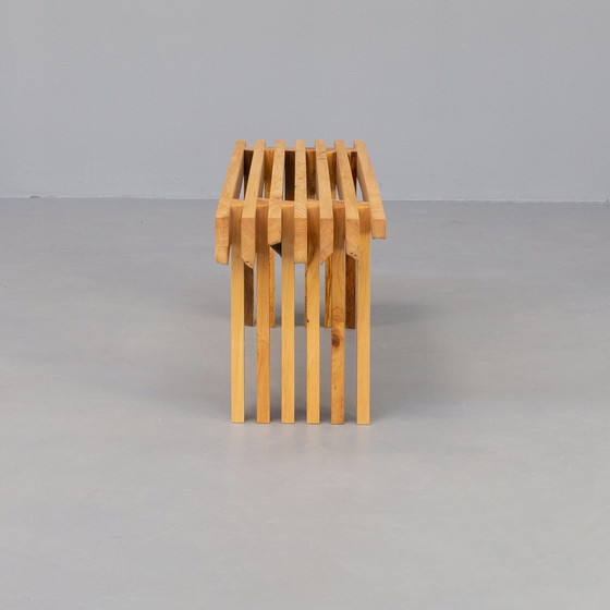 Image 1 of Houten Lattenbank für La Falegnameria Studio