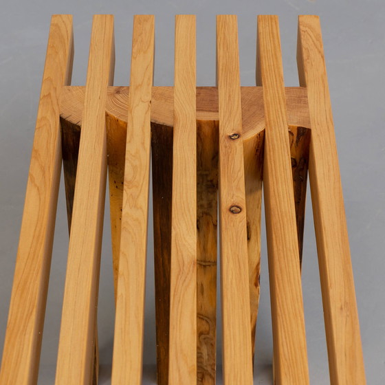 Image 1 of Houten Lattenbank für La Falegnameria Studio