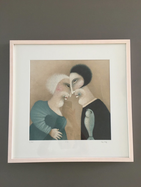 Image 1 of Robert Heijkoop - Siebdruck „Fisch“