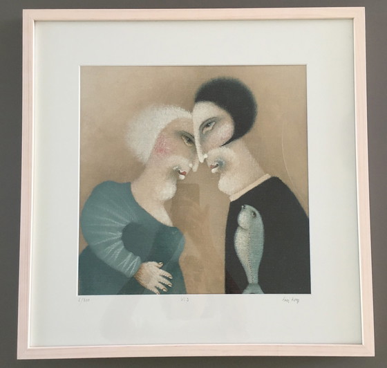 Image 1 of Robert Heijkoop - Siebdruck „Fisch“