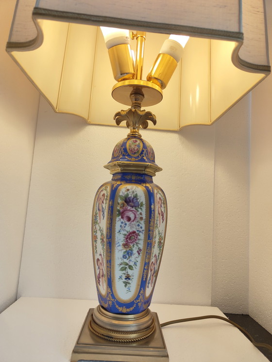 Image 1 of Giulia Mangani Tischlampe mit Sèvres-Dekor